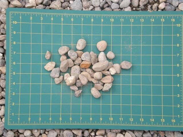 rocks on a mat washed three quarter open gravel landscape drain decorative rock